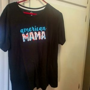 Free with purchase American Mama shirt